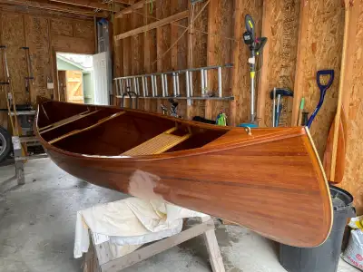 16' Cedar strip Prospector canoe ﻿﻿Used 5 times ﻿﻿Like new, not a scratch ﻿﻿2 sets of paddles $ 2800...