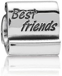 Authentic Pandora "Best Friends" Charm -925 Sterling Silver Bead