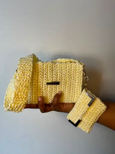 Sac à main crocheté Duchess, View more