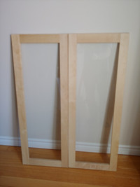Ikea Björket Glass Door for Sektion Kitchen Cabinet 15" X 40"
