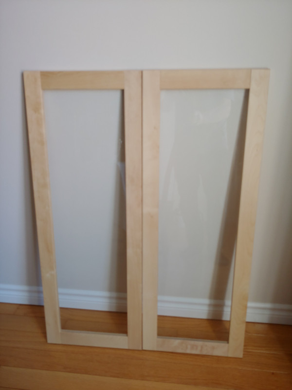 Ikea Björket Glass Door for Sektion Kitchen Cabinet 15" X 40" in Cabinets & Countertops in Oshawa / Durham Region