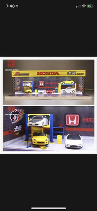Honda Mugen Js Racing Garage diorama