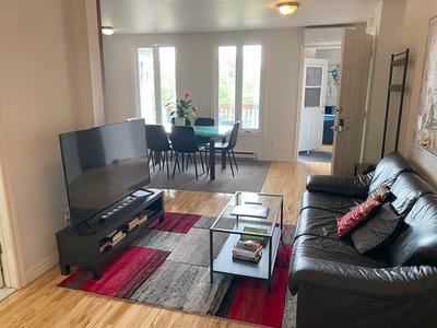(English will follow) 3 Chambres Privées en Colocation – Clé en Main – Meublé – 1260 pi² – Métro Pap...