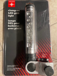 New LED clamp-on grill light