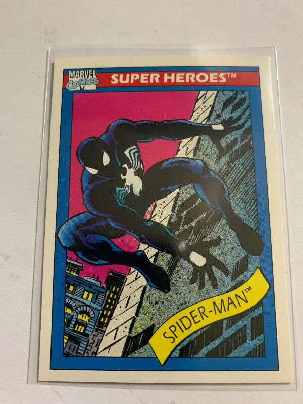 1990 Marvel Universe Series 1 Impel Black Suit Spider-Man#2 Card dans Art et objets de collection  à Longueuil/Rive Sud