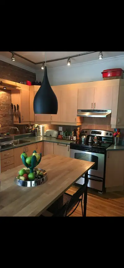 Un très beau 51/2 avec cachet , 1 chambre , enquête de crédits