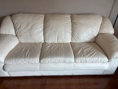 Leather Couch, loveseat and chair, View more