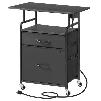 Printer Stand, Printer Table on Wheels, Storage Cart with 2 Draw, View more