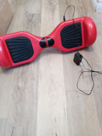 BRIGHT RED ELECTRIC HOOVER BOARD LIKE NEW