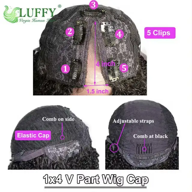 NEW!!! Human Hair Wigs 1x4 U Part (20 inches) in Other in City of Toronto - Image 11