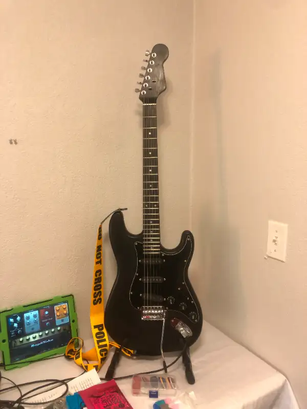 Harley Benton ST Custom Electric Guitar with extras in Guitars in Victoria - Image 4