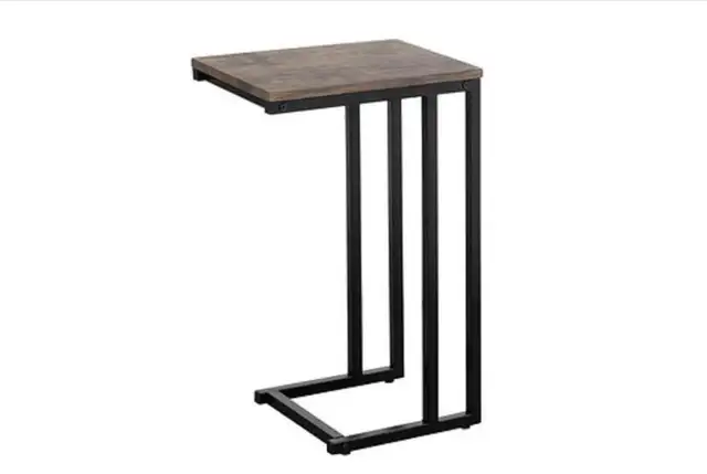 SIDE TABLE BLACK METAL WITH RECLAIMED WOOD LOOK TOP... in Multi-item in Oakville / Halton Region - Image 7