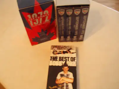 1972 CANADA / RUSSIA  HOCKEY SERIES  AND BOBBY ORR VIDEOS, View more