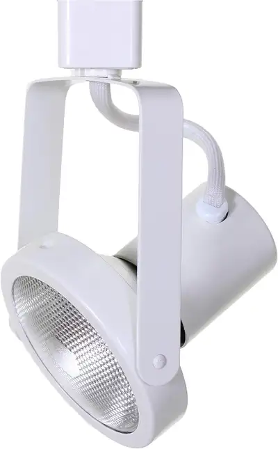 Gimbal Ring Line Voltage Track Lighting Head White, View more
