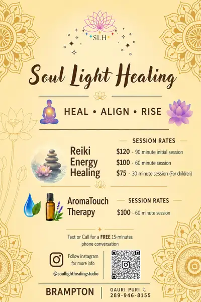 Relaxation,Stress & Pain Relief- Reiki Energy Healing and Aroma, View more