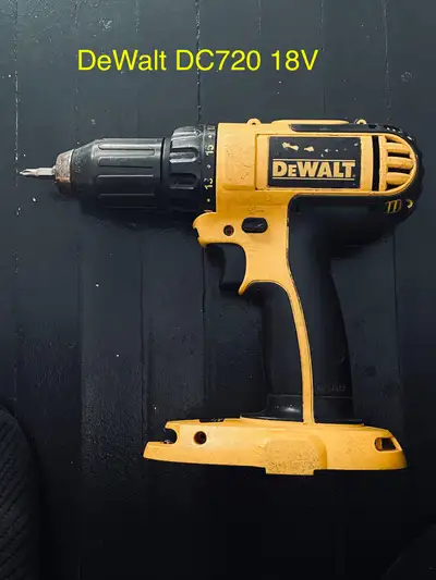 - DeWalt DC720 18V Cordless Drill / Driver, View more