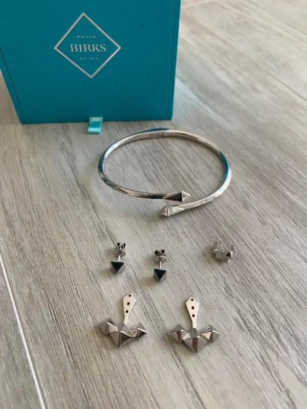 Ensemble BIRKS Boucle d’oreilles et bracelet Rock and Pearl in Jewellery & Watches in Longueuil / South Shore - Image 3