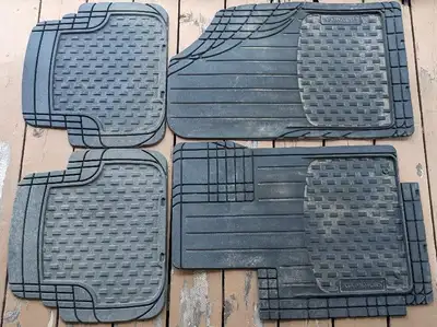Up for sale are 2 sets of vehicle mats - 1 winter mats and 1 all-season mats. For use in winter and...