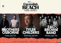  Cavendish Festival Weekend passes - save 110$ each - 4 for sale