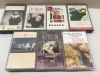 Dubois,Seguin ,Rivard…..cassettes ,5$ chaque