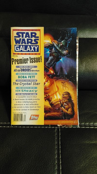 1994 Star Wars Galaxy Magazine #1 with Boba Fett 2 sided poster