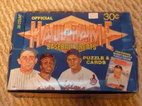 Hall of Fame Baseball Greats + Sporting News Conlon Card boxes