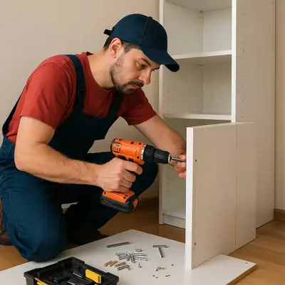 Montage de meubles, installation de tableaux, télé, peinture, petites réparations et bien plus encor...