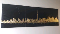 Toronto Skyline Art Paintings A