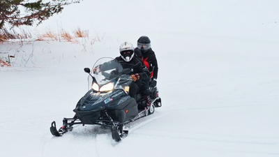 This snowmobile os in amazing condition. Has a brand new battery. Just don't use it enough. Can be m...