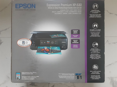 BRAND NEW Epson Expression Premium XP-530 WiFi Printer +Paper, View more