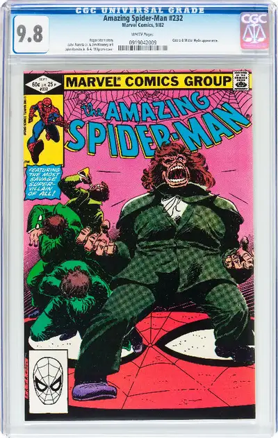 AMAZING SPIDERMAN 232 CGC 9.8, View more