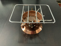 Réchaud à flambées en cuivre (copper)