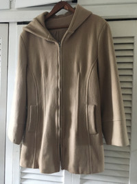 Manteau court beige