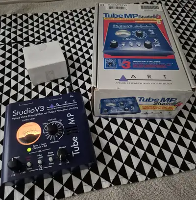 MINT ART Tube MP Studio V3 Preamp + 9V AC Power & Box, View more