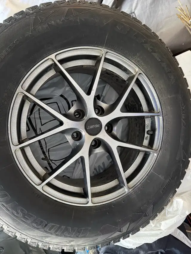 Bridgestone Blizzak 245/70R17 Tires and Rims in Tires & Rims in Peterborough - Image 6