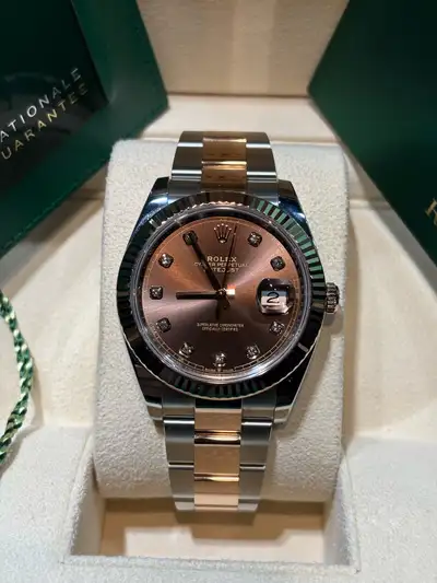 Rolex Datejust 41mm Chocolate Diamond Dial, View more