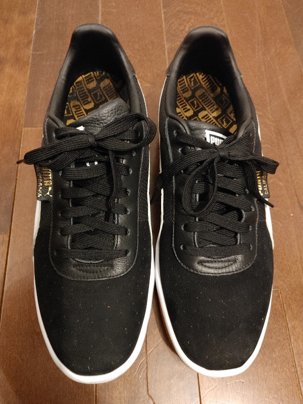 CLASSIC PUMA CALIFORNIA CASUAL SNEAKERS LEATHER BLACK SIZE 12 in Men's Shoes in Mississauga / Peel Region - Image 3