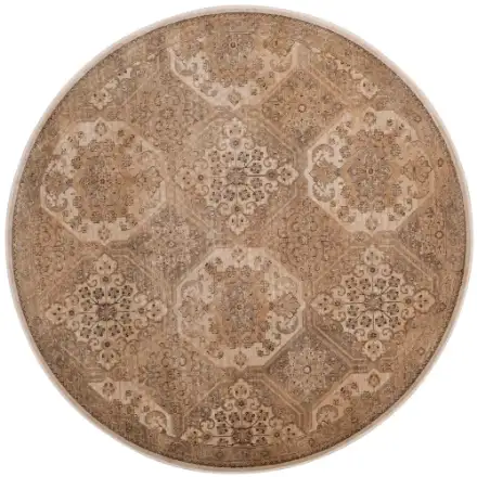Round Vintage Brown Area Rug. I deliver in Rugs, Carpets & Runners in St. Albert - Image 2