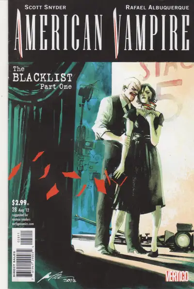 #28 - Cover by Rafael Albuquerque. Blacklist: Part 1 - (W) Scott Snyder. (A) Rafael Albuquerque. 'Th...