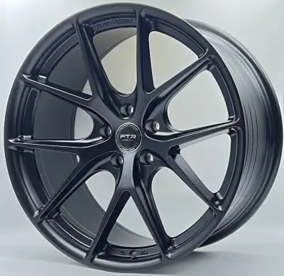 New FTR F401 19x9.5 5/112 33 66.6 BALL MATT BLACK $ 975 plus hst per set of 4 rims AD IS FOR NEW RIM...