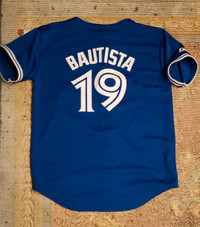 Kids Toronto Blue Jays Jersey #19 Bautista Medium$65