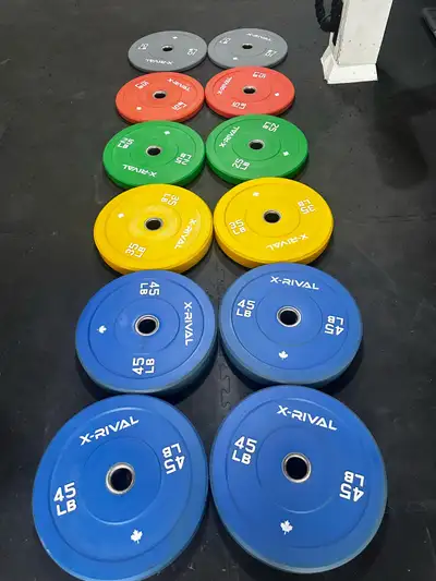 Bumper plates for sale. Still in very good condition.
