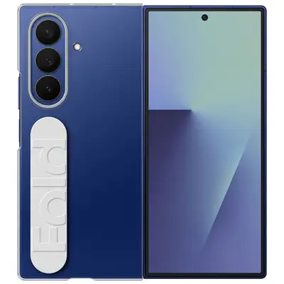 Samsung Clear Grip Case with Strap for Galaxy Z Fold7 - Clear, View more