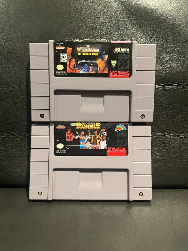 Wrestling Game SNES Bundle 