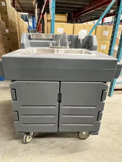 Portable Wash Station *Model: KSC402120 *Electric Hand Washing System *Hot & Cold Water for up to 70...