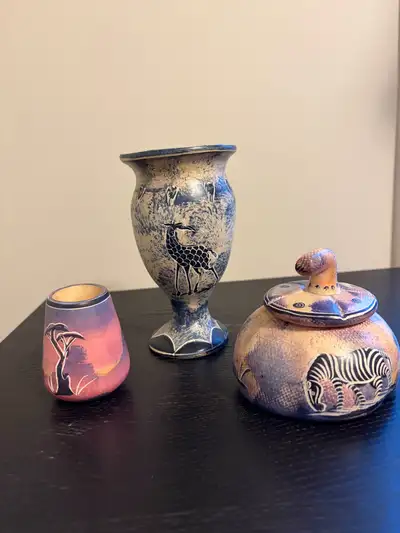 Handcrafted African Safari Decor Set, View more