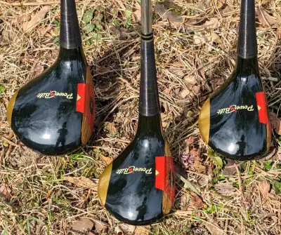 3 Vtg PowerBilt Citation Right #1,3,4 Horseshoe Golf Wood Clubs, View more