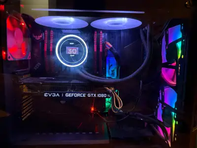 EVGA GeForce Pc 1080ti tower (Open to trades), View more