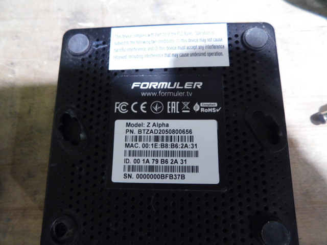 Formuler Z Alpha 7.0 8GB - works - no remote in Video & TV Accessories in Peterborough - Image 3