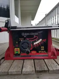King Canada 10 inch portable tablesaw